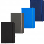 Kaustik raamatk&ouml;ites A6 jooneline kummikinnitusega CENTRUM 80 lehte, assortii v&auml;rvid