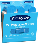 Plaastrid toiduainet&ouml;&ouml;stusele veekindlad sinine SALVEQUICK 35tk pakis