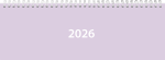 Lauakalender Classic plastkaaned pastelne lilla 00300/40424