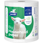 Majapidamispaber 3-kihiline LAMBI Big rullis