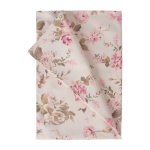 Laudlina HOLLY 136x220cm, maalitud roosid, 20% pol&uuml;ester, 80% puuvill, kangas 497