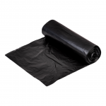 Pr&uuml;gikott 50L LDPE 40mic must 15tk rullis