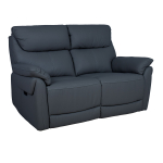 Diivan BOWEN 2-kohaline elektriline recliner 150x86xH102cm, tumehall naturaalne nahk