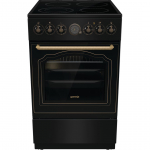 Gorenje, retro, 70 L, must - Eraldiseisev keraamiline pliit