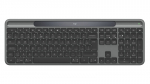 Logitech Signature Slim Solar+ K980 Wireless Keyboard, RF Wireless+Bluetooth, US Int, Graphite