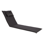Lamamistooli kate WICKER 55x195x3cm, tumehall, kangas 594, 100% pol&uuml;ester