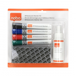 Puhastuskomplekt valgetele tahvlitele NOBO Cleaning Kit