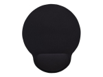 MANHATTAN Wrist-Rest Mouse Pad black