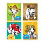 Kaustik klamberk&ouml;ites A5 BRADLEY Glamuur jooneline kartongkaaned 36 lehte