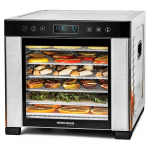 Rommelsbacher, 600 W, roostevaba teras/must - Toidukuivati