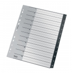 Registri vahelehed LEITZ Recycle A4 1-12 Maxi must