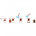 Kohvikann 3-tassi Chemex