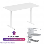 Adjustable Height Table Up Up Bjorn White, Table top L White