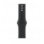Apple Sport Band, 46 mm, S/M, must - Kellarihm