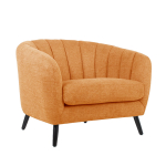 Tugitool MELODY oran&thorn;, 100x88xH76cm, puit, vineer, pol&uuml;esterkangas