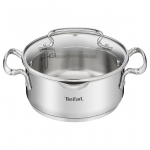 Tefal Duetto+ 18 cm, 2 L, roostevaba teras - Kaanega pott