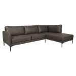 Nurgadiivan SOFIA PN 257x83/168xH82cm, tume oliiv
