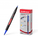Permanentne marker ERICH KRAUSE P-80 kahe otsaga 0,5/2,0mm sinine