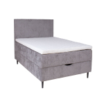Kontinentaalvoodi LAARA 90x200cm, hall, 91x208xH119cm