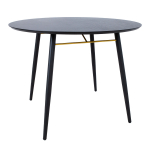 S&ouml;&ouml;gilaud LUXEMBOURG D100xH75cm, must melamiin