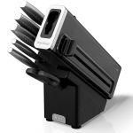 Ninja StaySharp, 6-osaline komplekt, roostevaba teras/must - Nugade komplekt ja noaplokk