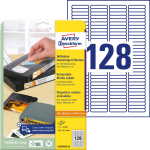 Kleebisetikett AVERY Zweckform 43.2x8.5mm 25 lehte eemaldatav (L6020REV-25)
