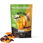 Kuivatatud mango TROPICKS tumedas &scaron;okolaadis 100g