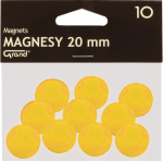 Tahvlimagnetid 20mm kollane 10tk pakis GRAND