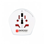 Skross Combo World to Australia / China, valge - Reisiadapter
