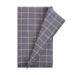 Linik LINEN 43x170cm, hall ruut, 100% linane, kangas 120