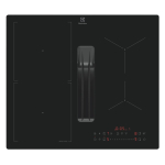 Electrolux 600 XT Bridge, laius 60 cm, must - Integreeritav pliidiplaat &otilde;hupuhastiga