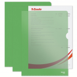 Kiletasku L-tasku A4 ESSELTE 115mic 100tk roheline