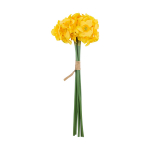 Kunstlill FLOWERLY H40cm 6tk nartsissid kimbus, kollane