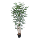 Kunstpuu BAMBOO, H150cm, 5 t&uuml;vega, must pott