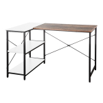 Kirjutuslaud HEDVIG 120x80xH76cm, tamm/must