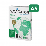 Koopiapaber A5 80g NAVIGATOR Universal CO2 neutr. 500 lehte