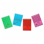 M&auml;rkmeplokk spiraalk&ouml;ites &uuml;levalt A7 ruuduline SMLT kartongkaaned 50 lehte