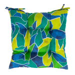 Toolipadi LONETA 40x40cm, rohelised lehed, 50% puuvill, 50% pol&uuml;ester, kangas 481