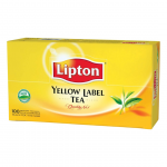 Must tee LIPTON Yellow Label 100tk foolium&uuml;mbrikus