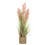 Kunsttaim IN GARDEN H87cm, oranž sorgo, rohuk&otilde;rred potis