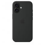 Apple Silicone Case with Magsafe, iPhone 16, must - &Uuml;mbris