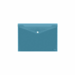 Envelope with print Forpus, A4, plastic, blue transparent