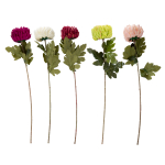Kunstlill FLOWERLY H74cm, kr&uuml;santeem, mix