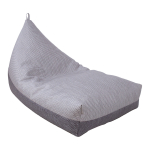Kott tool MITSU-MITSU, 130x80x20/70cm, tumehall/helehall h&otilde;bedaga, 50%puuvill, 50% pol&uuml;ester, kangas 304/305.