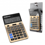 Kalkulaator 12-kohaline ERICH KRAUSE DC-2793-12 kuldne korpus