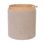 Tumba/laud HIRO D34,5xH37cm, beež, panipaigaga