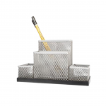 Pliiatsitops/lauagarnituur metallist h&otilde;bedane FORPUS