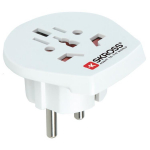 Skross Europe travel adapter TypeE/F, valge - Reisiadapter