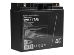 GREEN CELL Battery AGM 12V 17Ah