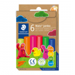 Plastiliin STAEDTLER 842 Jumbo Neon 6 v&auml;rvi